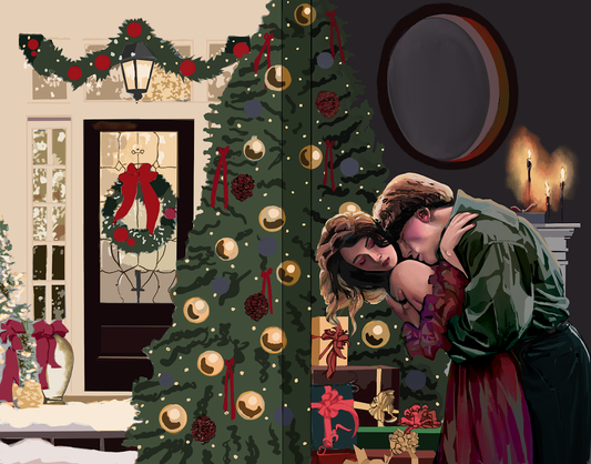 A Winter Romance - Romance Novel Cover Art Process
